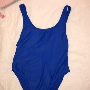 blue target one piece